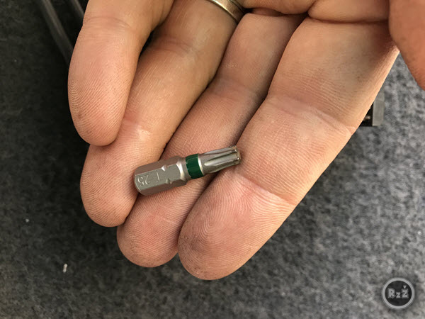 Fotografie bitu - torx T25