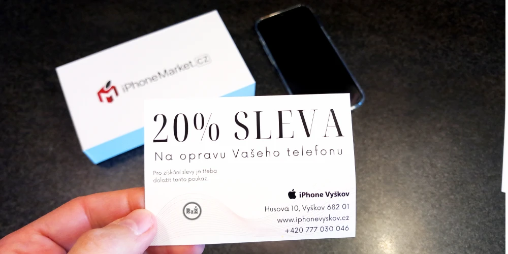 20% sleva na opravu telefonu | pro článek: Nákup iPhone | pro web: Rady ze života (radyzezivota.cz)