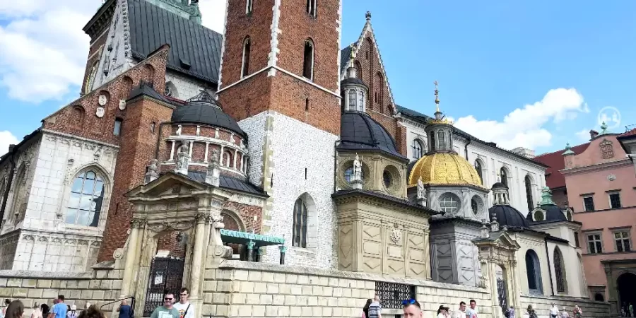 fotografie Hrad Wawel pro článek "Dovolená v Polsku - Krakov, autor: Jiří Samuel, web: radyzezivota.cz