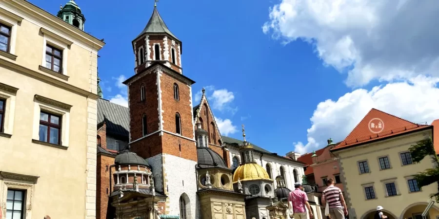 fotografie Hrad Wawel pro článek "Dovolená v Polsku - Krakov, autor: Jiří Samuel, web: radyzezivota.cz