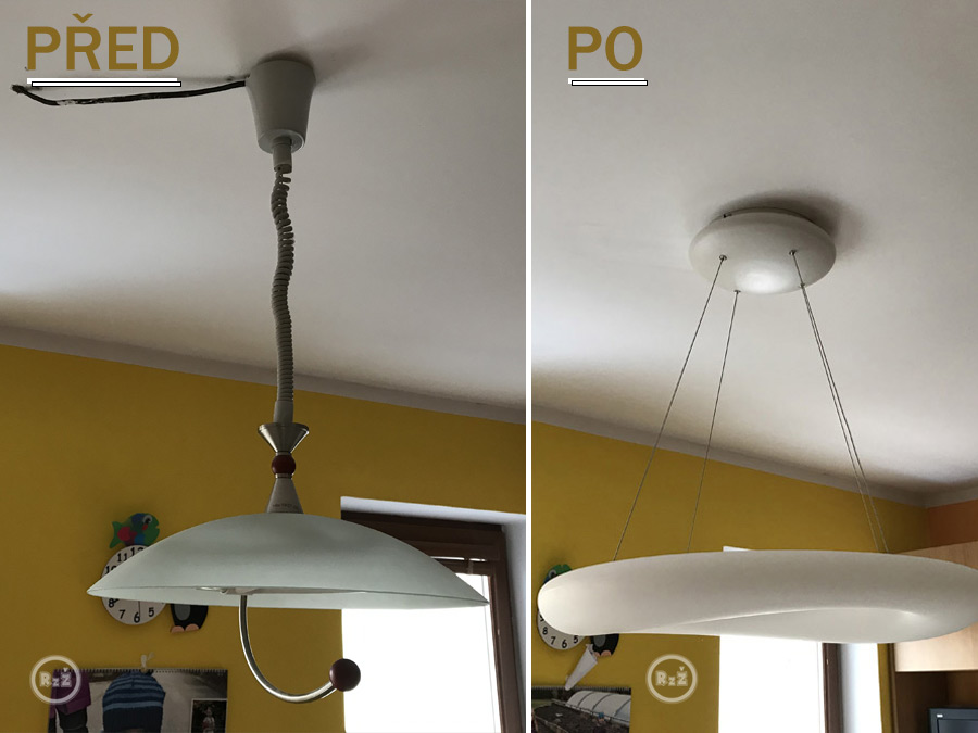 Jak posunout světlo v sádrokartonu?