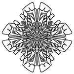 Mandala 003 | Autor: Pája, Vlastník: radyzezivota.cz