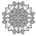 Náhledový obrázek - Mandala č.012 | Mandaly pro děti ke stažení | Ke stažení a k tisku | radyzezivota.cz
