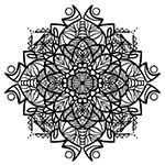 Náhledový obrázek - Mandala č.013 | Mandaly pro děti ke stažení | Ke stažení a k tisku | radyzezivota.cz