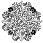 Náhledový obrázek - Mandala č.016 | Mandaly pro děti ke stažení | Ke stažení a k tisku | radyzezivota.cz