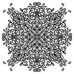 Náhledový obrázek - Mandala č.019 | Mandaly pro děti ke stažení | Ke stažení a k tisku | radyzezivota.cz