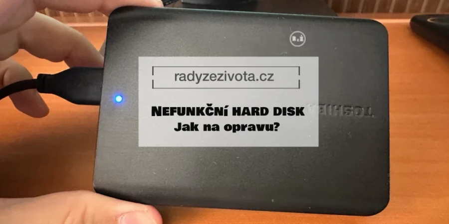 Nefunkční harddisk po zapojení do TV: Jak na opravu pomocí SW a Správce disků | Pro web: radyzezivota.cz | Pro článek: Nefunkční harddisk po zapojení do TV: Jak na opravu pomocí SW a Správce disků